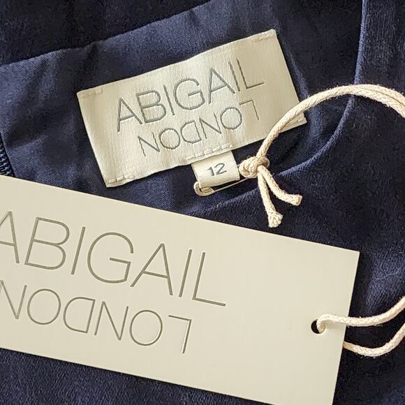 NWT Abigail London Floral Chiffon Mini Dress - Picture 4 of 6